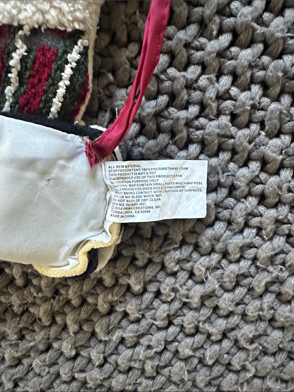 Snowman Christmas Stocking - Picture 5 of 6